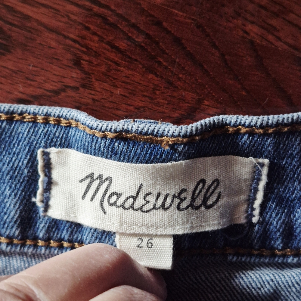 Madewell Denim Shorts Frayed Women’s 26 - Picture 5 of 5